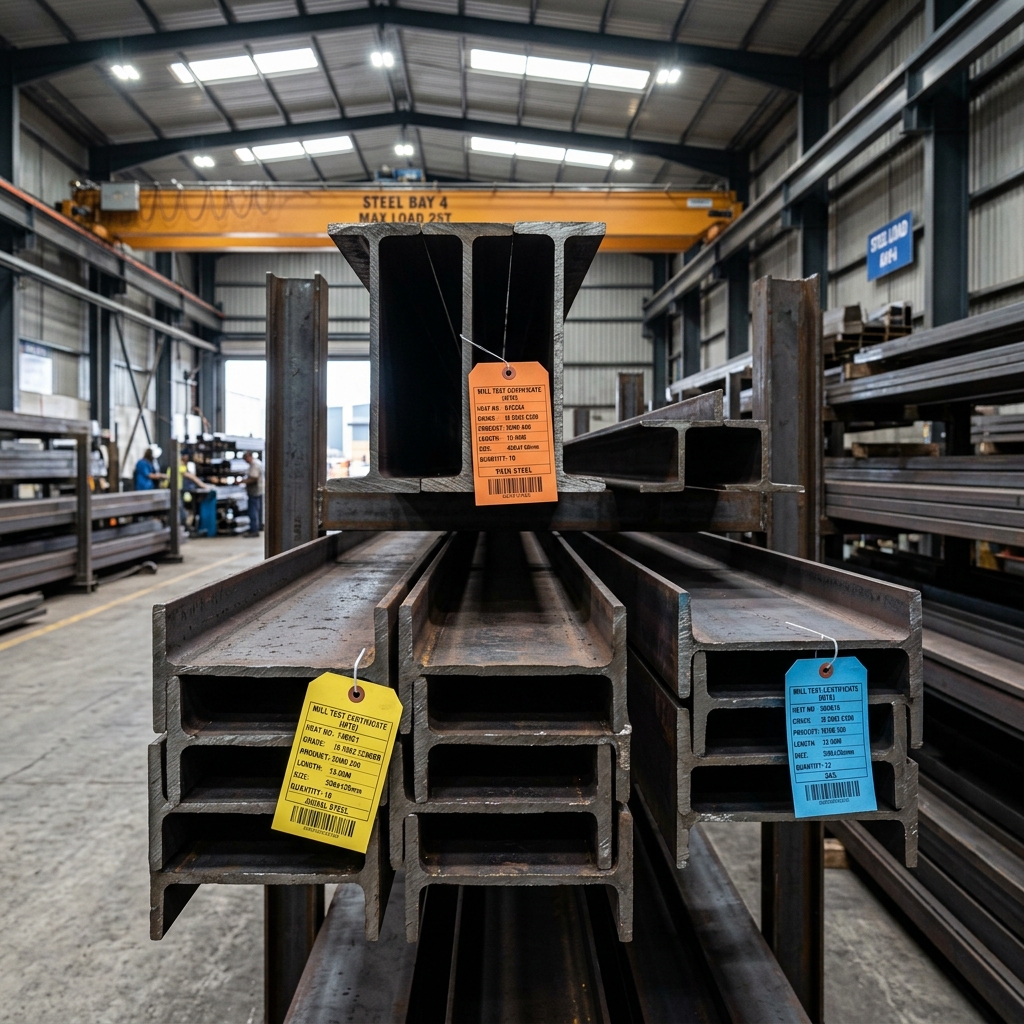 Prime IS 2062 Grade E250 and E350 Mild Steel I-Beams and Wide Flange Beams ready stock - Mildsteelbeam.com